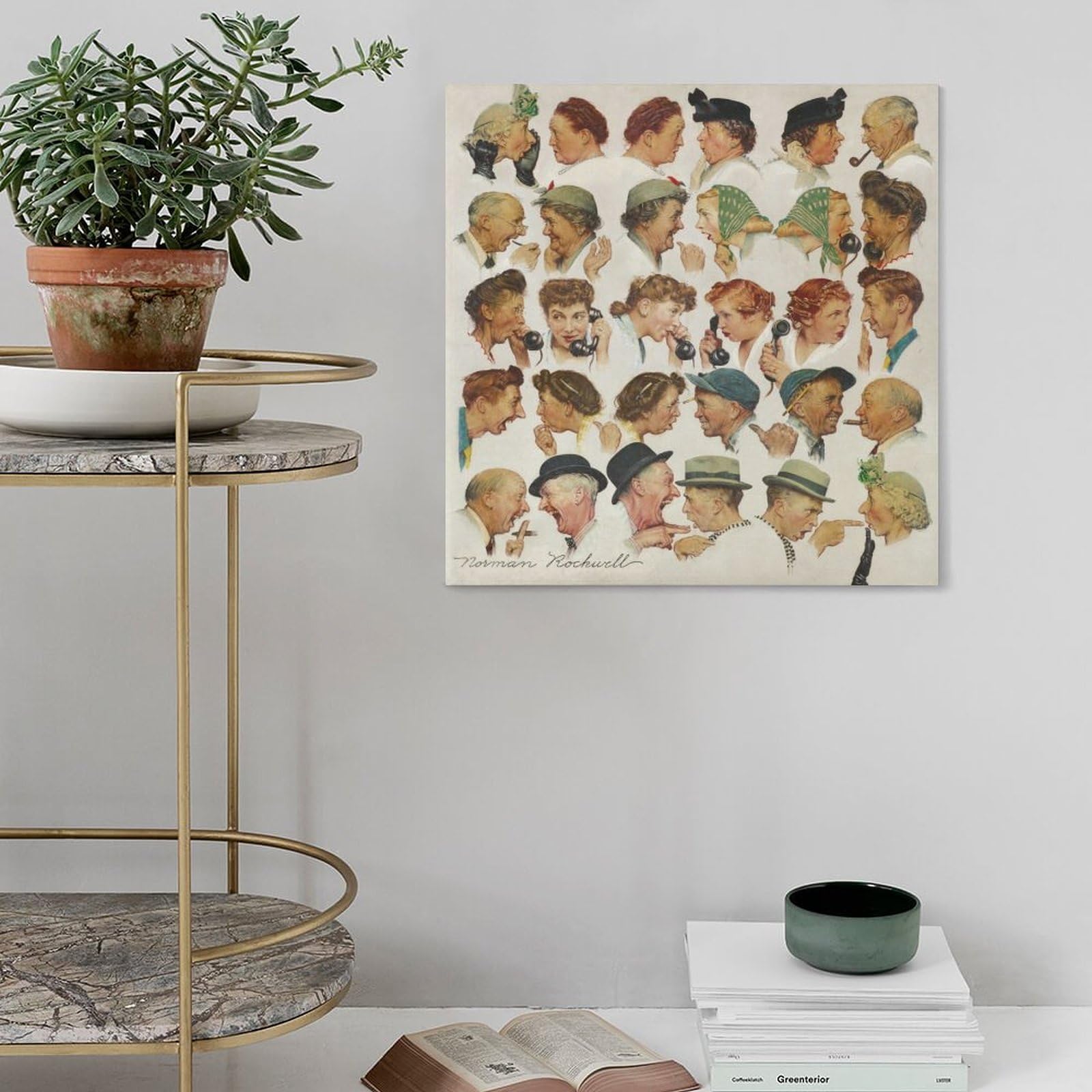 Amazon.co.jp: Norman Rockwell ノーマン・ロックウェル 絵画
